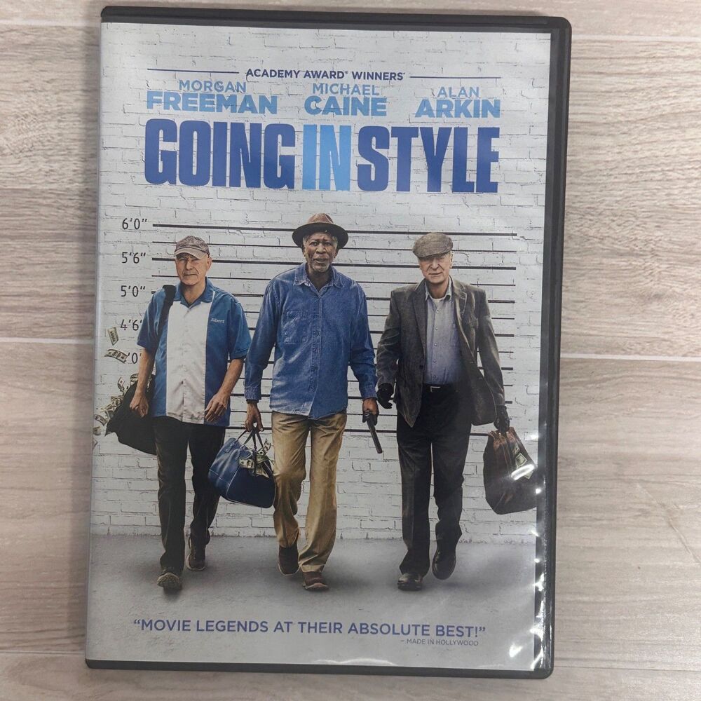 Going in Style DVD 2017 Comedy Morgan Freeman Michael Caine